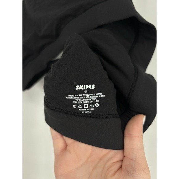 Skims Fits Everybody Maternity Nursing Scoop Bralette Onyx Black Size 4X 4XL - Picture 4 of 5